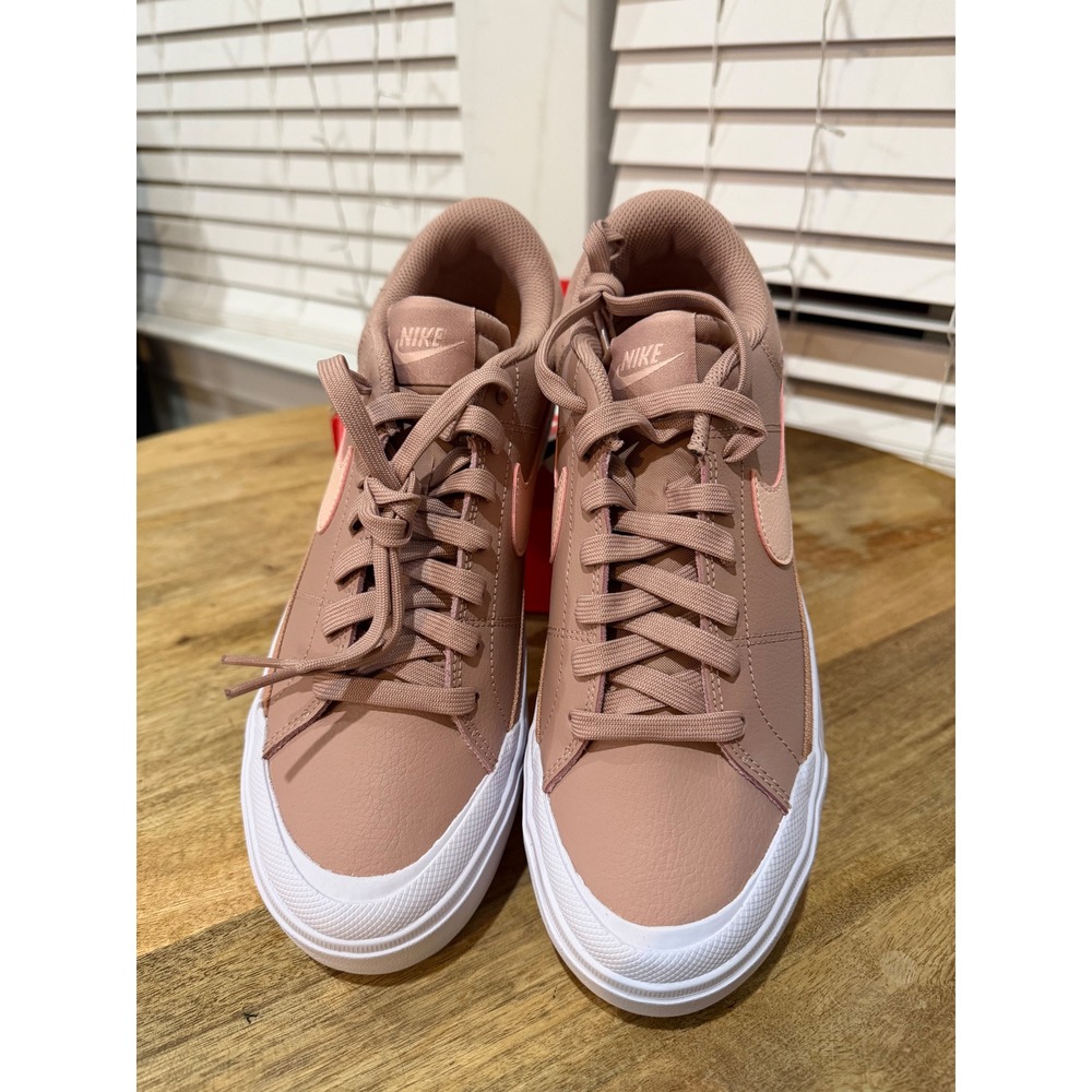 Nike Court Legacy Lift Canyon Rust Madder Root Platform Women's Sneakers 9.5 New